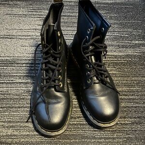 Dr. Martens Black Leather Men's Boots